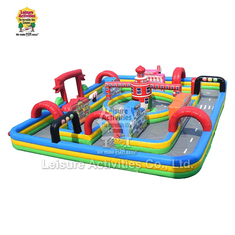 Inflatable গাড়ী ট্র্যাক